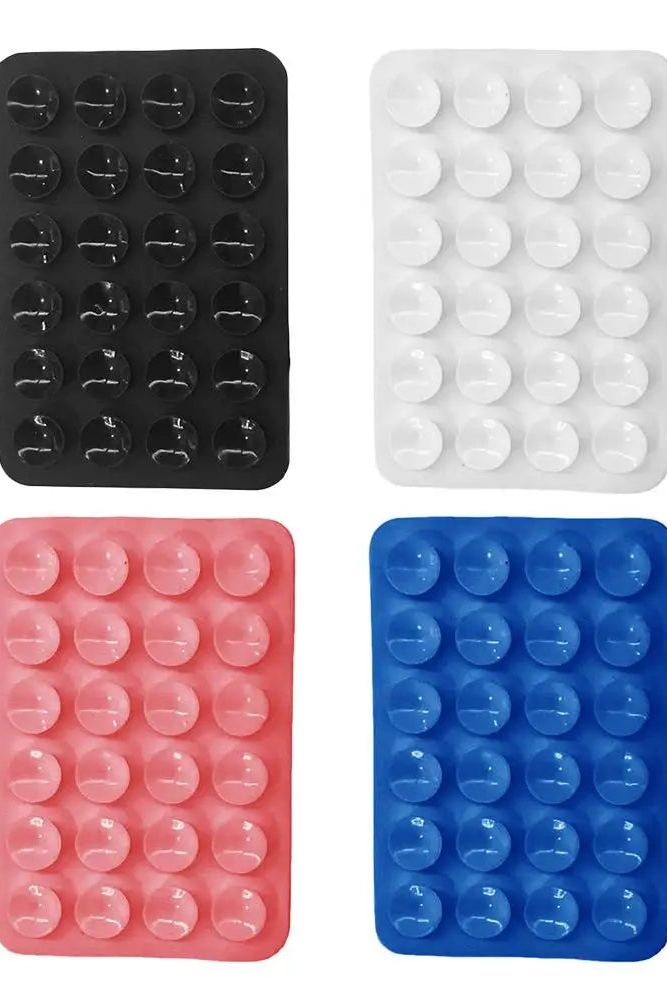 Sticky Grippy Suction Phone Case Mount Sillicon Adhesive Phone Accessory for Iphone and Android Hands-Free Fidget Toy